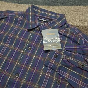 Patagonia Flannel Shirt L Fall 1993 FA93 Vintage Deadstock NOS Rare 10338 CHV